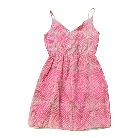 Amanda Uprichard Print Silk V-neck Spaghetti Strap Mini Dress - Picture 7 of 11